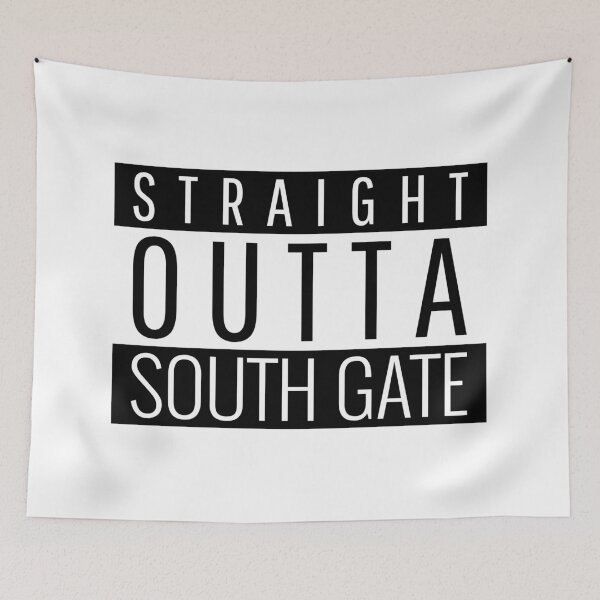 Item preview, Straight Outta South Gate California  designed and sold by Teelogic.