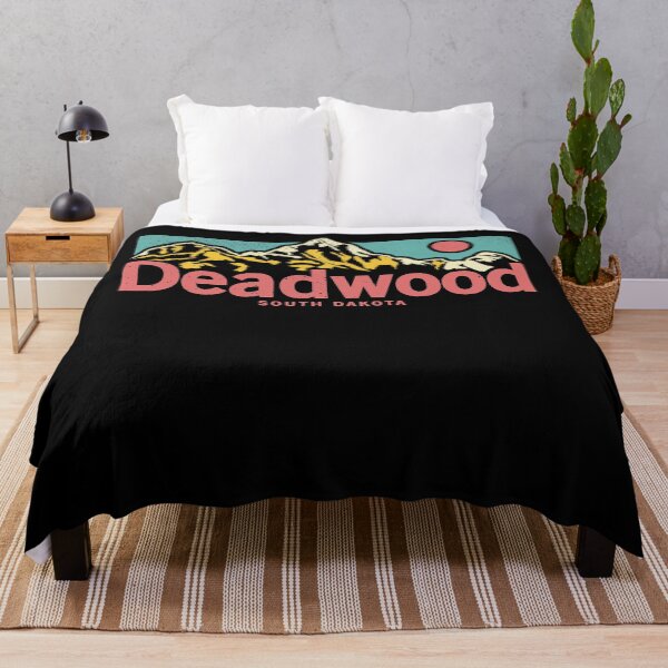 Item preview, RetroDeadwood South Dakota - Outdoor Mountain Graphic Apparel Christmas designed and sold by LeathaKessler.
