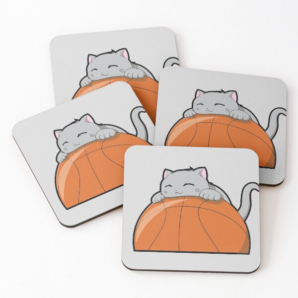 Item preview, Cute Cat Hugging A Basketball designed and sold by kittengallery.