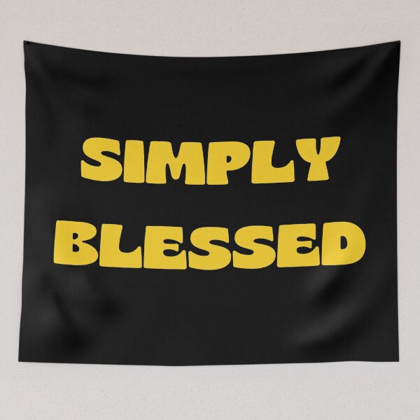 Item preview, Simply blessed designed and sold by Prayingwarrior.