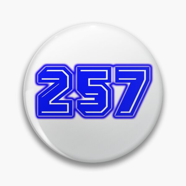 Item preview, Blue Number 257 designed and sold by sport-blue.