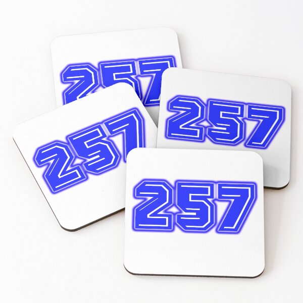 Item preview, Blue Number 257 designed and sold by sport-blue.