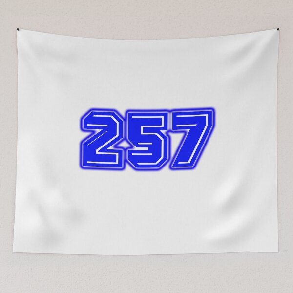 Item preview, Blue Number 257 designed and sold by sport-blue.