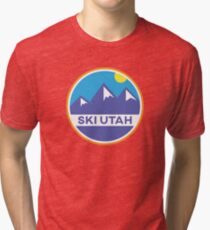 Ski-Utah-Abzeichen Vintage T-Shirt