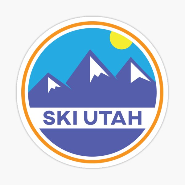 Ski Utah Badge Sticker