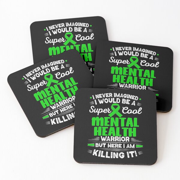 Item preview, Cool Mental Health Warrior Mental Health Awareness designed and sold by MaudeKesslon.