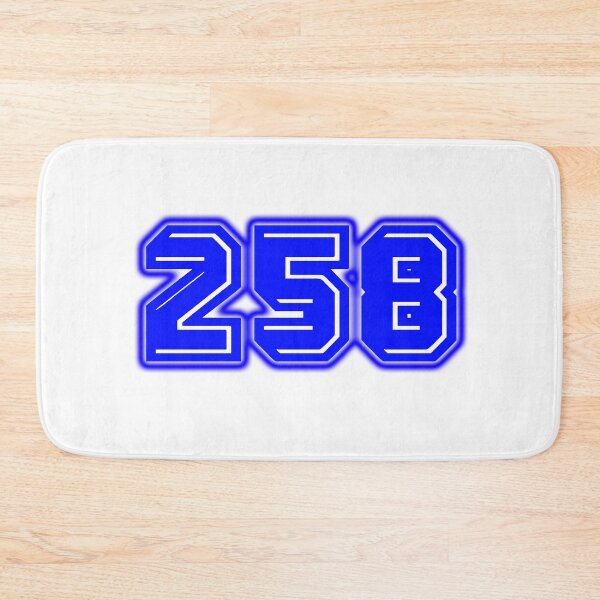Item preview, Blue Number 258 designed and sold by sport-blue.