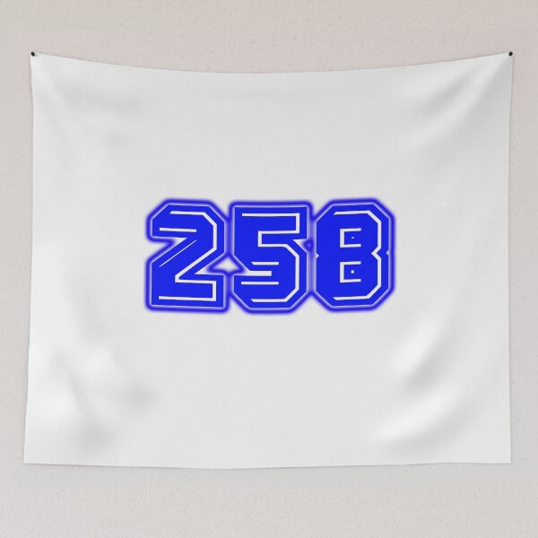 Item preview, Blue Number 258 designed and sold by sport-blue.