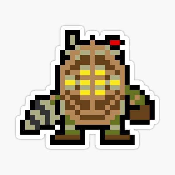 Pixel Big Daddy Sticker