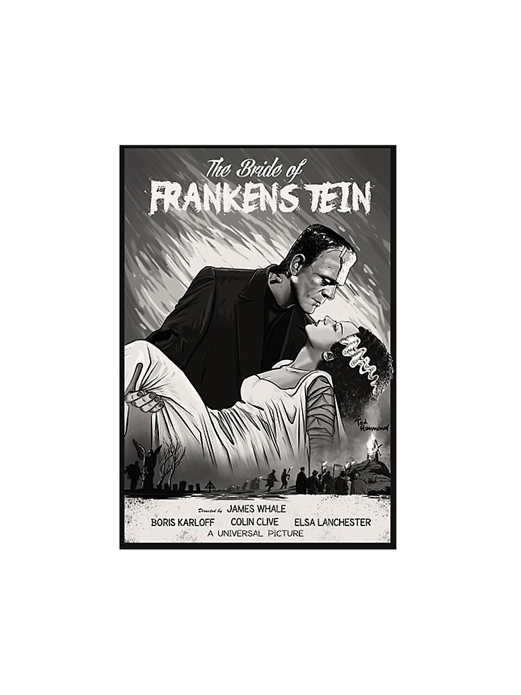 Disover Frankenstein And Bride of Frankenstein Mini Skirt