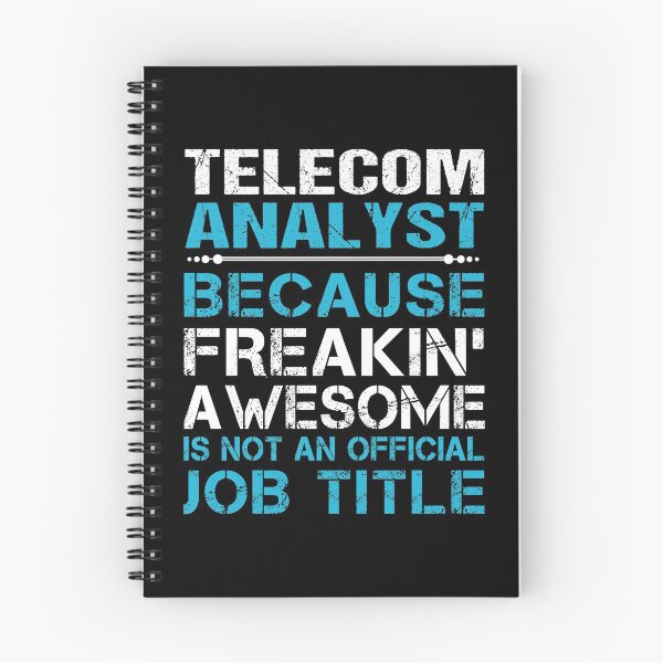 Item preview, Telecom Analyst T Shirt - Freaking Awesome Gift Item Tee designed and sold by cloyannett.