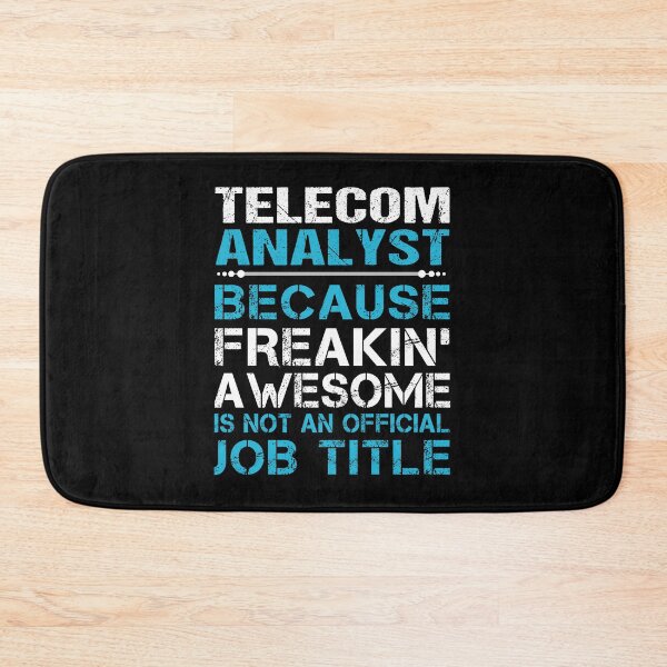Item preview, Telecom Analyst T Shirt - Freaking Awesome Gift Item Tee designed and sold by cloyannett.