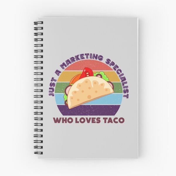 Item preview, Just a marketing specialist who loves taco, dark text ,marketing specialist job, marketing specialist humor, marketing specialist joke, marketing specialist meme, designed and sold by SGS-.