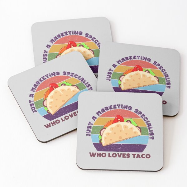 Item preview, Just a marketing specialist who loves taco, dark text ,marketing specialist job, marketing specialist humor, marketing specialist joke, marketing specialist meme, designed and sold by SGS-.