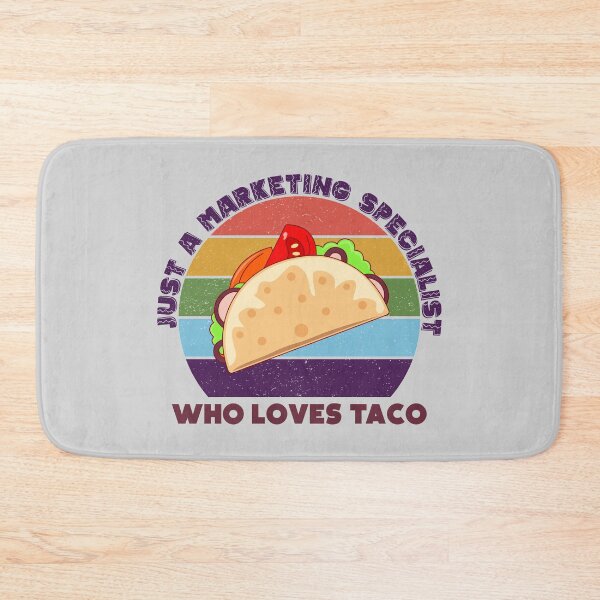 Item preview, Just a marketing specialist who loves taco, dark text ,marketing specialist job, marketing specialist humor, marketing specialist joke, marketing specialist meme, designed and sold by SGS-.