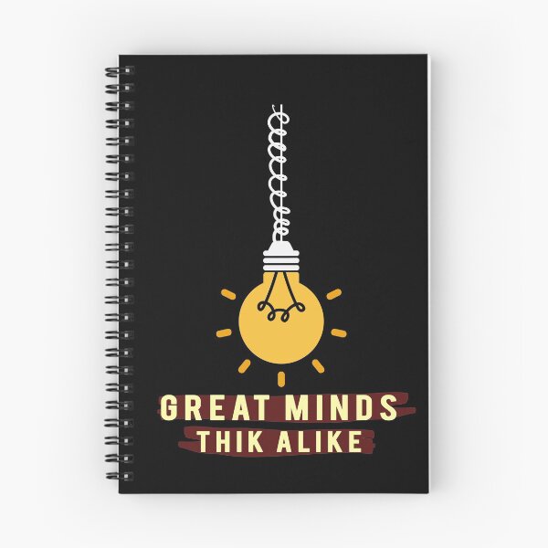 Item preview, Great Minds think alike designed and sold by simpleemen.