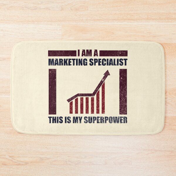 Item preview, I am a marketing specialist  this is my superpower,vintage dark text, funny marketing specialist job, marketing specialist humor, marketing specialist joke, marketing specialist meme, designed and sold by SGS-.