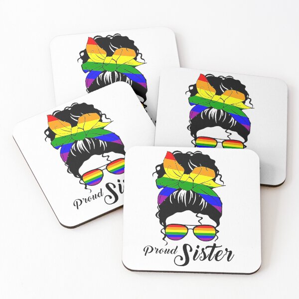 Item preview, Womens Proud Sister - Day Gay Pride LGBT-Q Sister designed and sold by ZacharyMarcus.