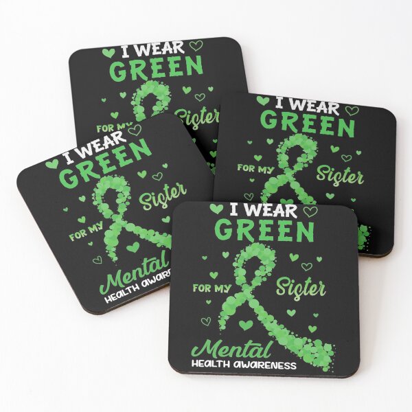 Item preview, I Wear Green For My Sister Mental Health Awareness designed and sold by LeitnerSakantha.