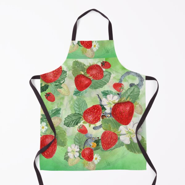 Item preview, Cat and Mouse in a Strawberry Field designed and sold by MagicStrawberry.
