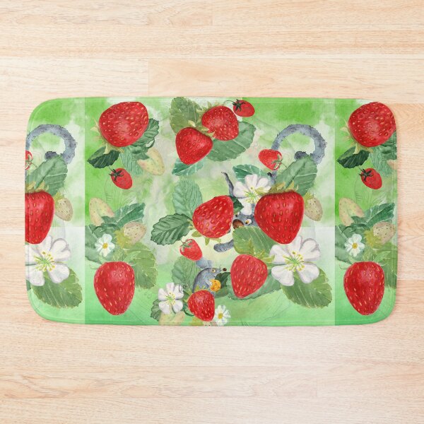 Item preview, Cat and Mouse in a Strawberry Field designed and sold by MagicStrawberry.