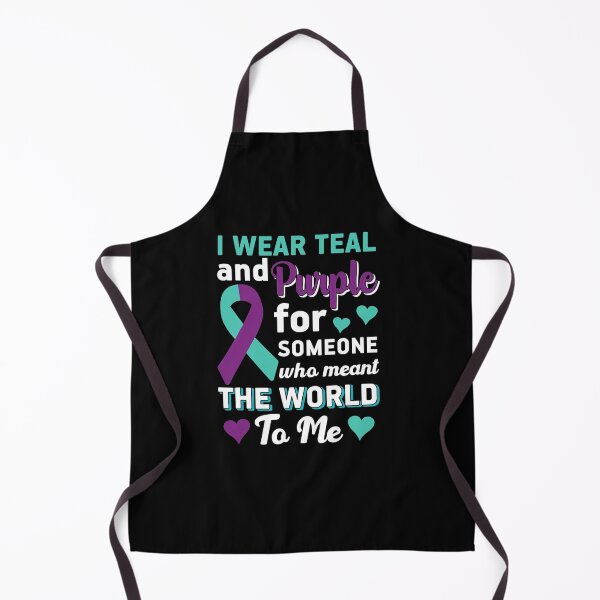 Item preview, I Wear Teal And Purple   Suicide Prevention Awareness designed and sold by LeitnerSakantha.