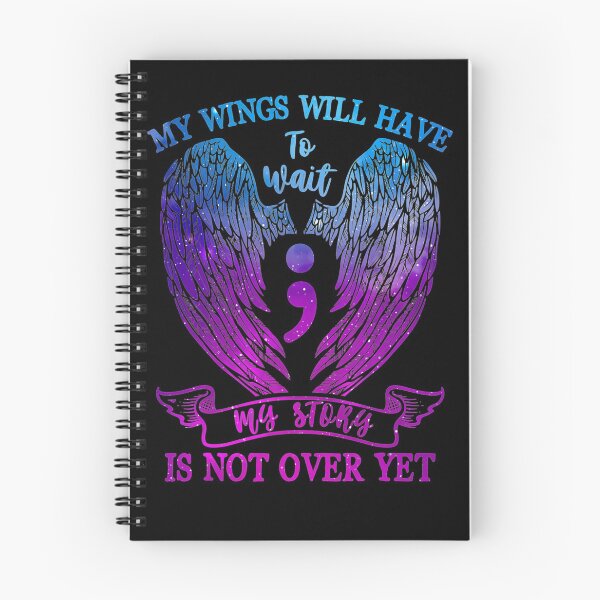 Item preview, Dy My Wings Will Have To Wait Mental Health Awareness designed and sold by MaudeKesslon.