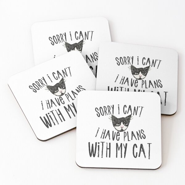 Item preview, Sorry I can't I have plans with my Cat designed and sold by ClareMadelane.