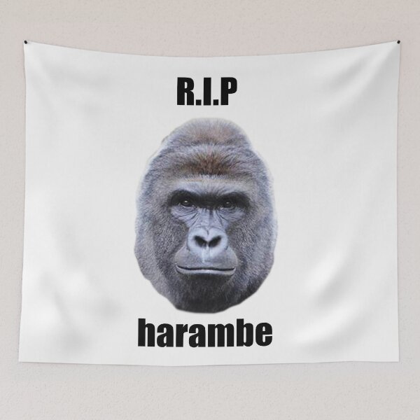 Item preview, RIP Harambe designed and sold by IEatPencils.