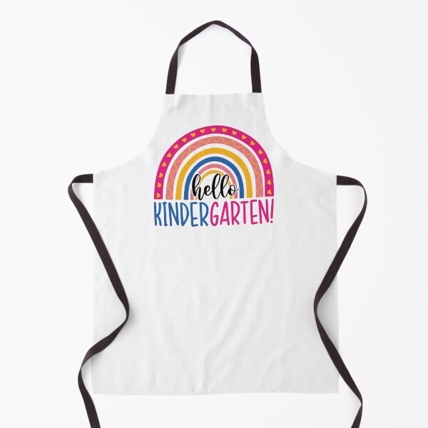 Item preview, Hello Kindergarten Rainbow , Back to School  - Rainbow hearts stars designed and sold by ShutterKapan.