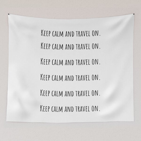 Item preview, Keep calm and travel on Travel Quote designed and sold by QuotesBerry.