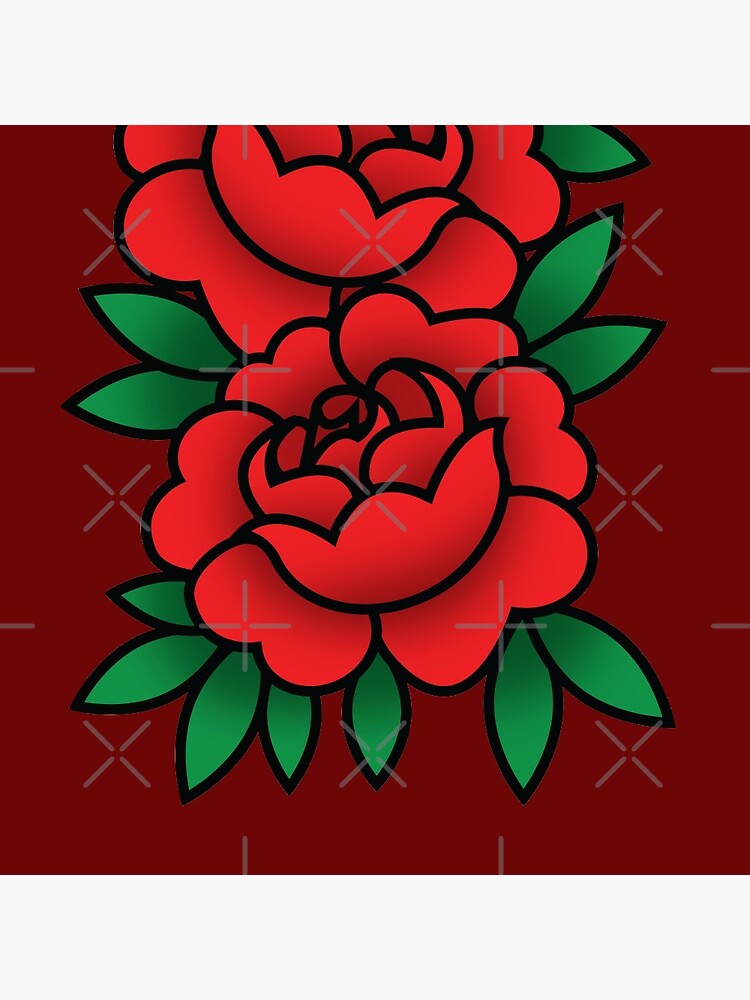 Free rose tattoo - Vector Art