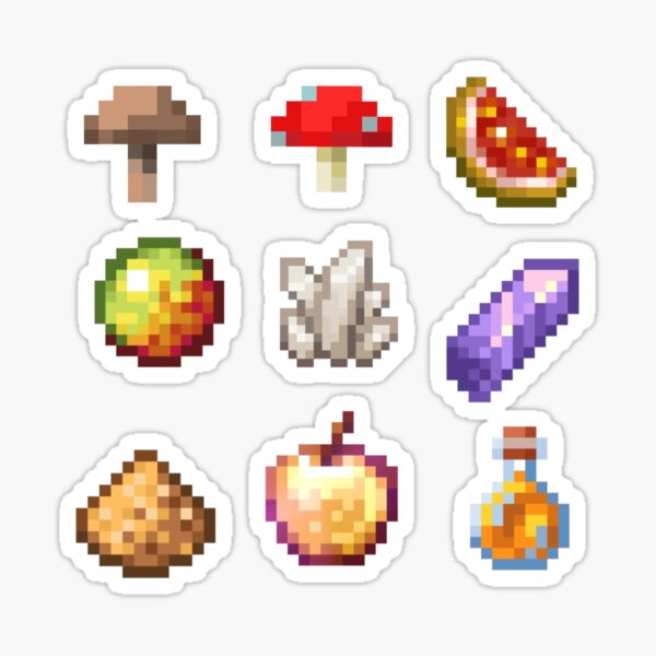 minecraft cd sticker pack sticker by cowbpy art redbubble