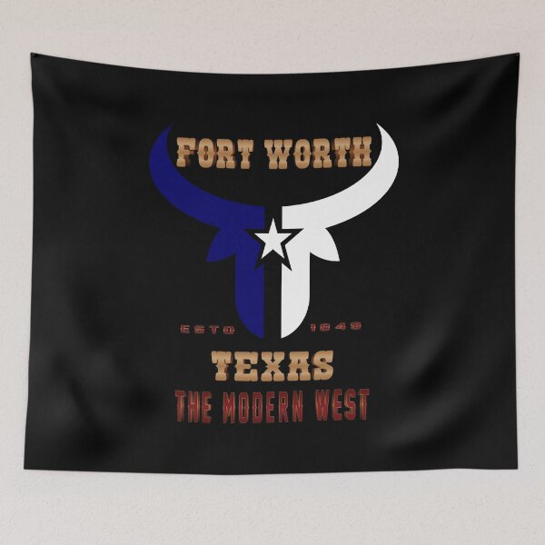Item preview, FORT WORTH TEXAS THE MODERN WEST FLAG designed and sold by PhillDaPhlava.