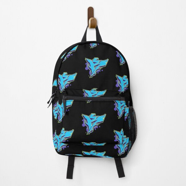 Item preview, Letter K - Graffiti Street Art Style Blue designed and sold by CreativeOpus.
