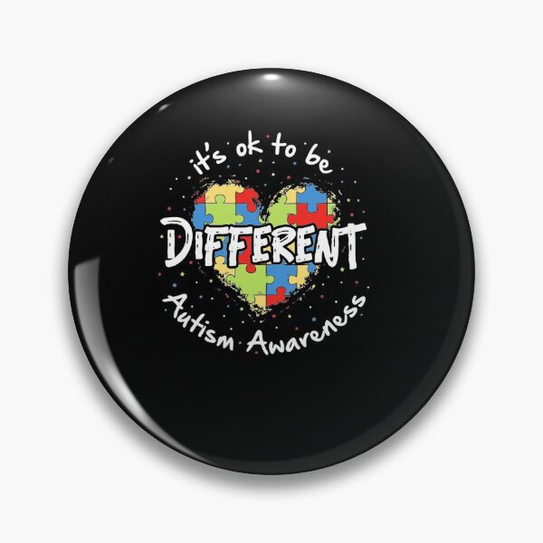 Item preview, Its Ok To Be Different Autism Awareness Kindnes Ribbon Heart designed and sold by LeitnerSakantha.