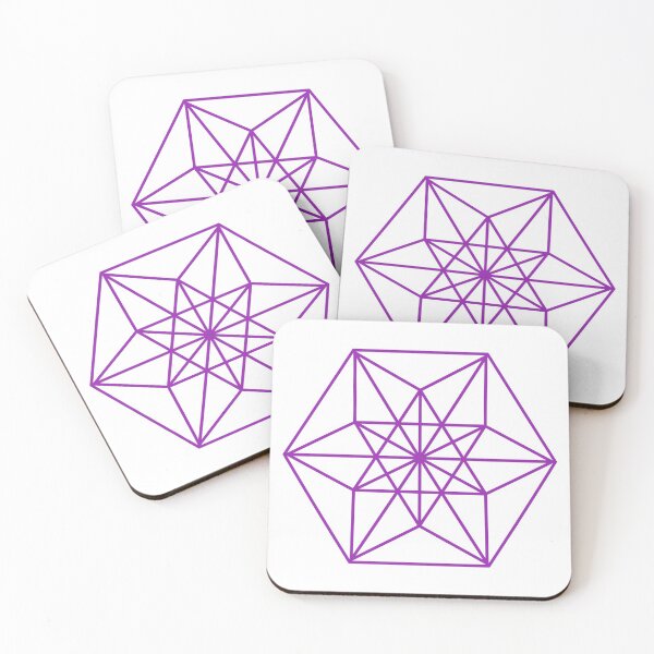 Item preview, Sacred Geometry Cuboctahedron Vector Equilibrium Purple designed and sold by Morgan Obendorfer.
