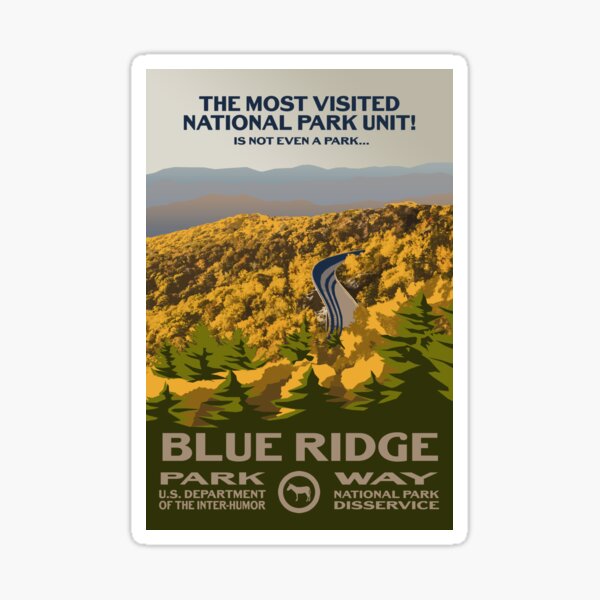 Item preview, The Most Visited Non-Park! - Blue Ridge Parkway designed and sold by mp2262.
