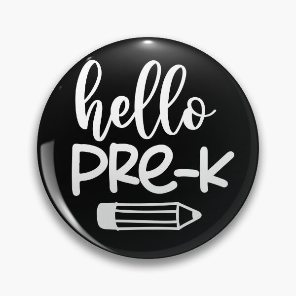 Item preview, Hello Pre-K, Back to school hand lettered, first day of school Kindergarten designed and sold by ShutterKapan.