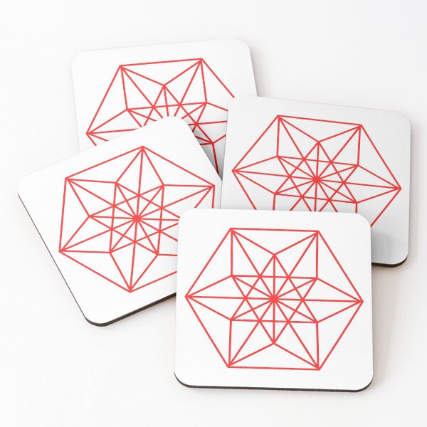 Item preview, Sacred Geometry Cuboctahedron Vector Equilibrium Red designed and sold by Morgan Obendorfer.