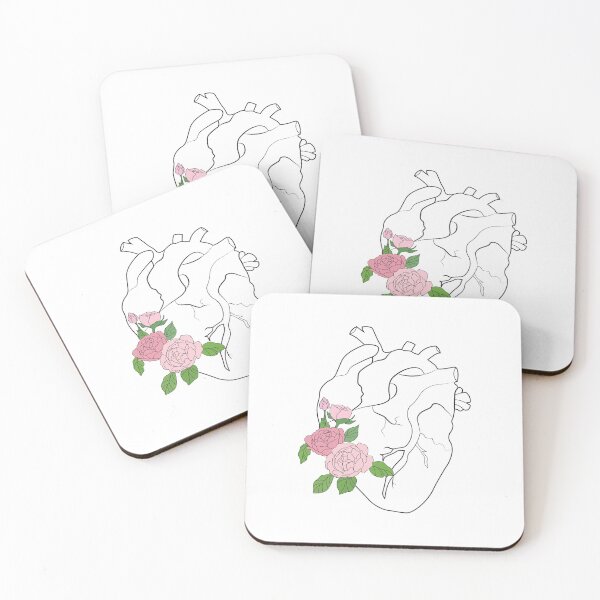 Item preview, Love Your Anatomy: The Heart Digital Art Print designed and sold by lineartdesigns.