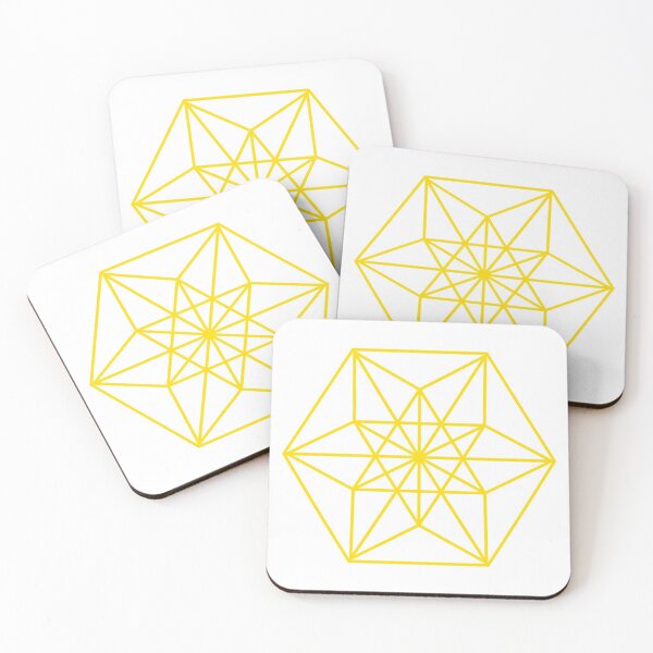 Item preview, Sacred Geometry Cuboctahedron Vector Equilibrium Yellow designed and sold by Morgan Obendorfer.