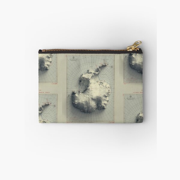 Item preview, 1968 Antarctica Relief Map 3D digitally-rendered designed and sold by ThinkAboutMaps.