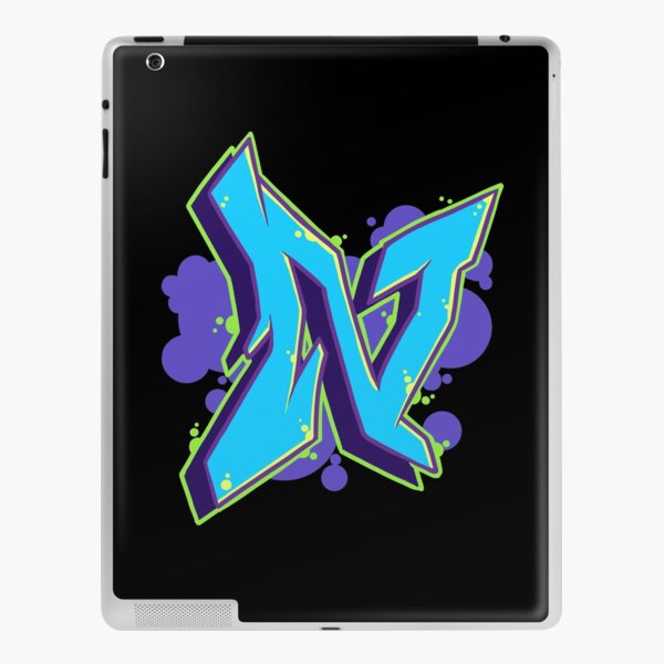 Letter N - Graffiti Street Art Style  iPad Case & Skin for Sale