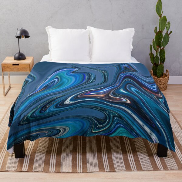 Item preview, Blue Palette Abstract Painting Color Study Series A - 23 designed and sold by ZekeArtPrints.