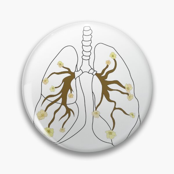 Item preview, Love Your Anatomy: The Lungs Digital Art Print designed and sold by lineartdesigns.
