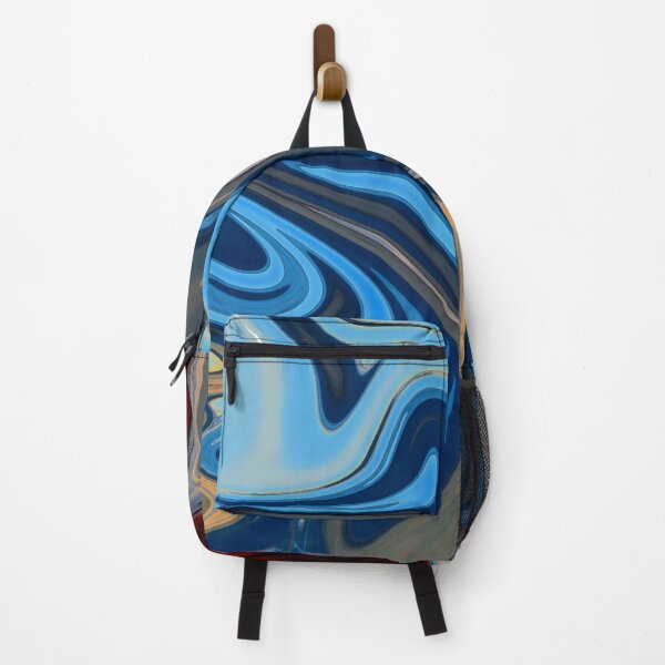 Item preview, Blue Palette Abstract Painting Color Study Series A - 25 designed and sold by ZekeArtPrints.