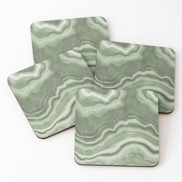 Item preview, Soft Pastel Green, Sage Green Marble designed and sold by venella.