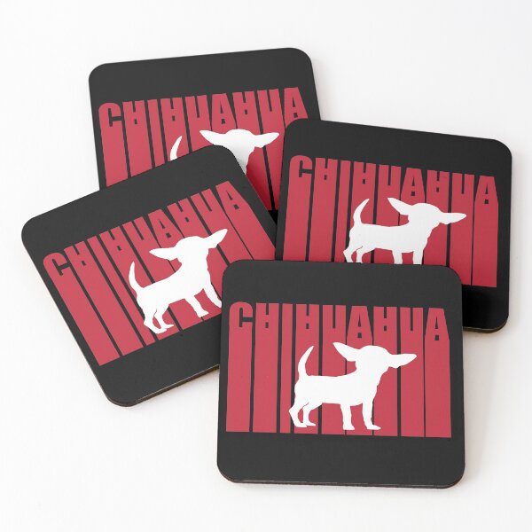 Item preview, chihuahua barrier red writing designed and sold by Astralia.