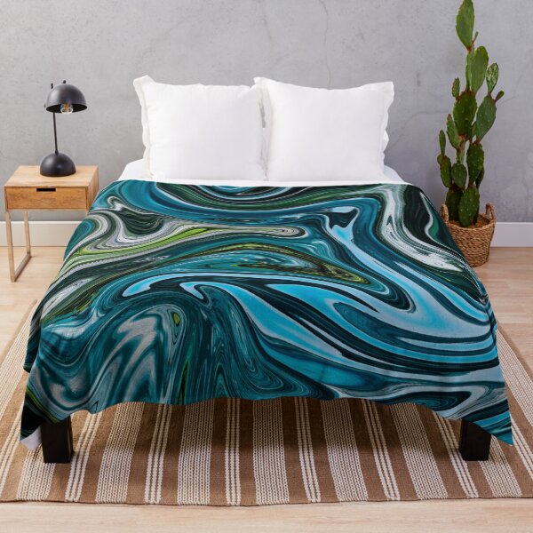 Item preview, Blue Palette Abstract Painting Color Study Series A - 28 designed and sold by ZekeArtPrints.